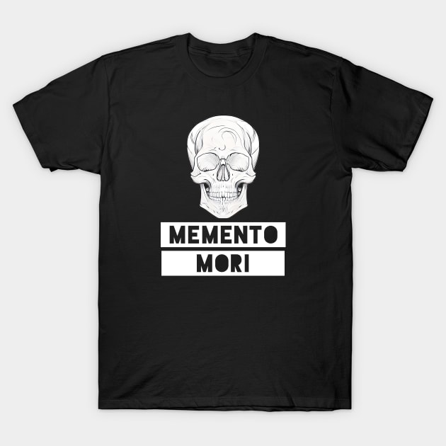 Memento Mori Skull Symbolic Trope T-Shirt by ReflectionEternal